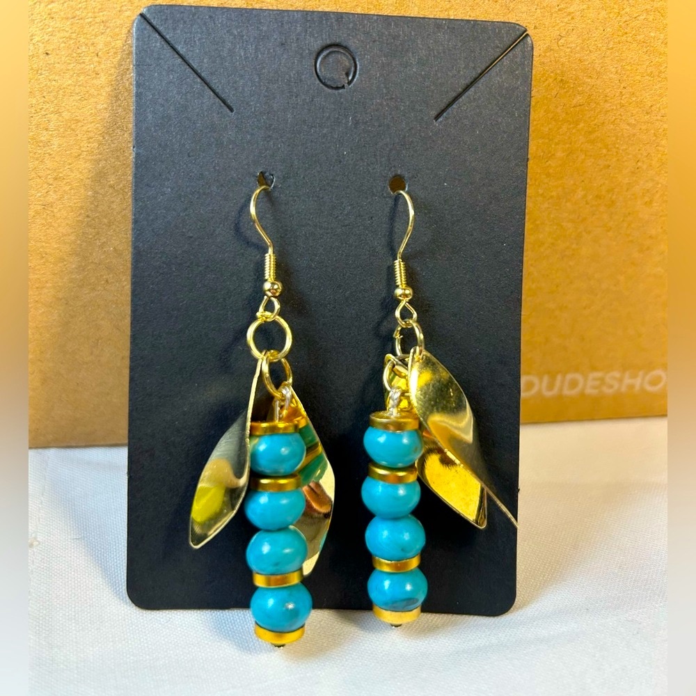 Faux Turquoise Earrings